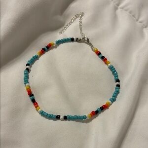Colorful Beaded choker necklace